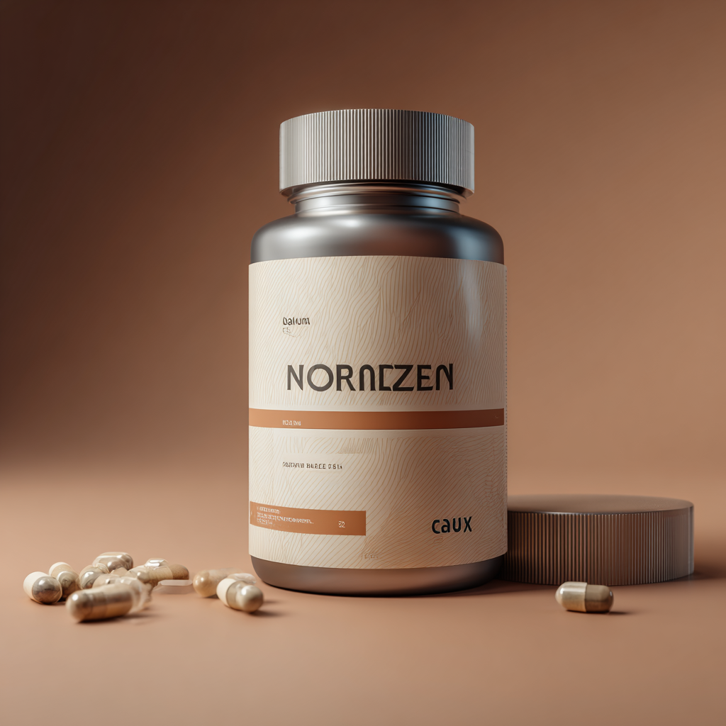 Produs natural pentru reglarea tensiunii arteriale, sticluță elegantă cu design medical profesional pe fundal alb curat cu lighting de studio foto, aspect farmaceutic premium